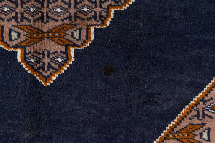 6' 3 x 9' 2 Hand Knotted Torkaman Persian Rug