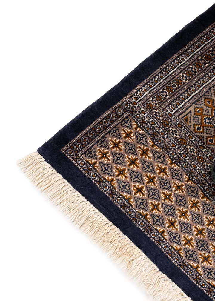 6' 3 x 9' 2 Hand Knotted Torkaman Persian Rug