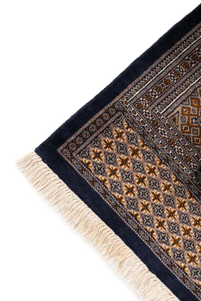6' 3 x 9' 2 Hand Knotted Torkaman Persian Rug