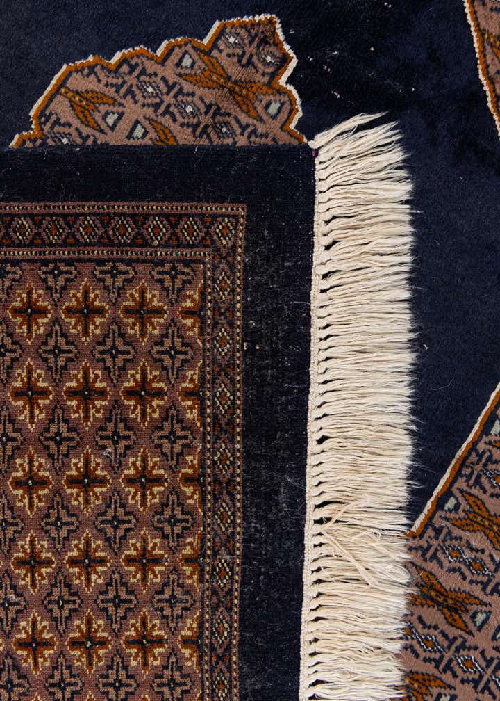 6' 3 x 9' 2 Hand Knotted Torkaman Persian Rug