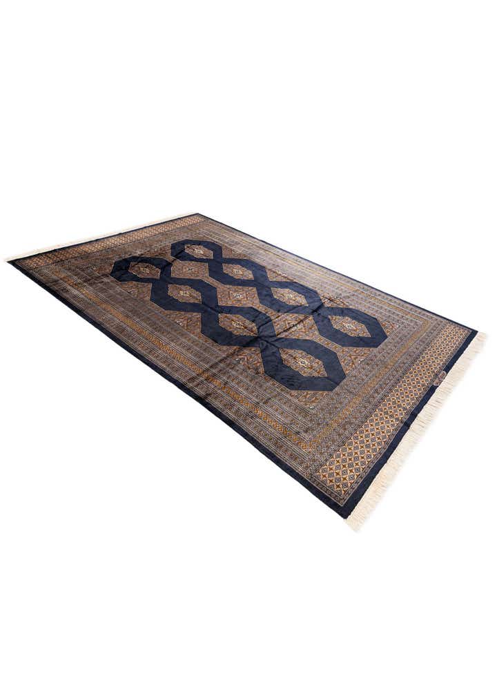 6' 3 x 9' 2 Hand Knotted Torkaman Persian Rug