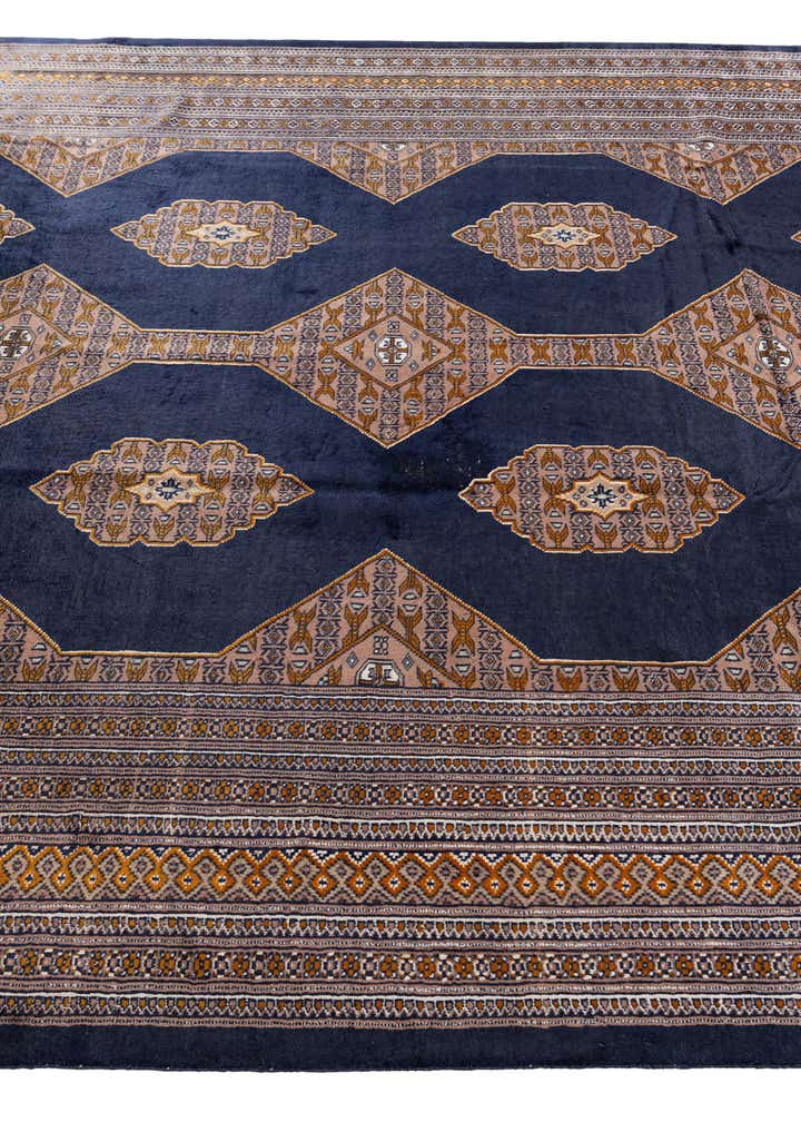 6' 3 x 9' 2 Hand Knotted Torkaman Persian Rug