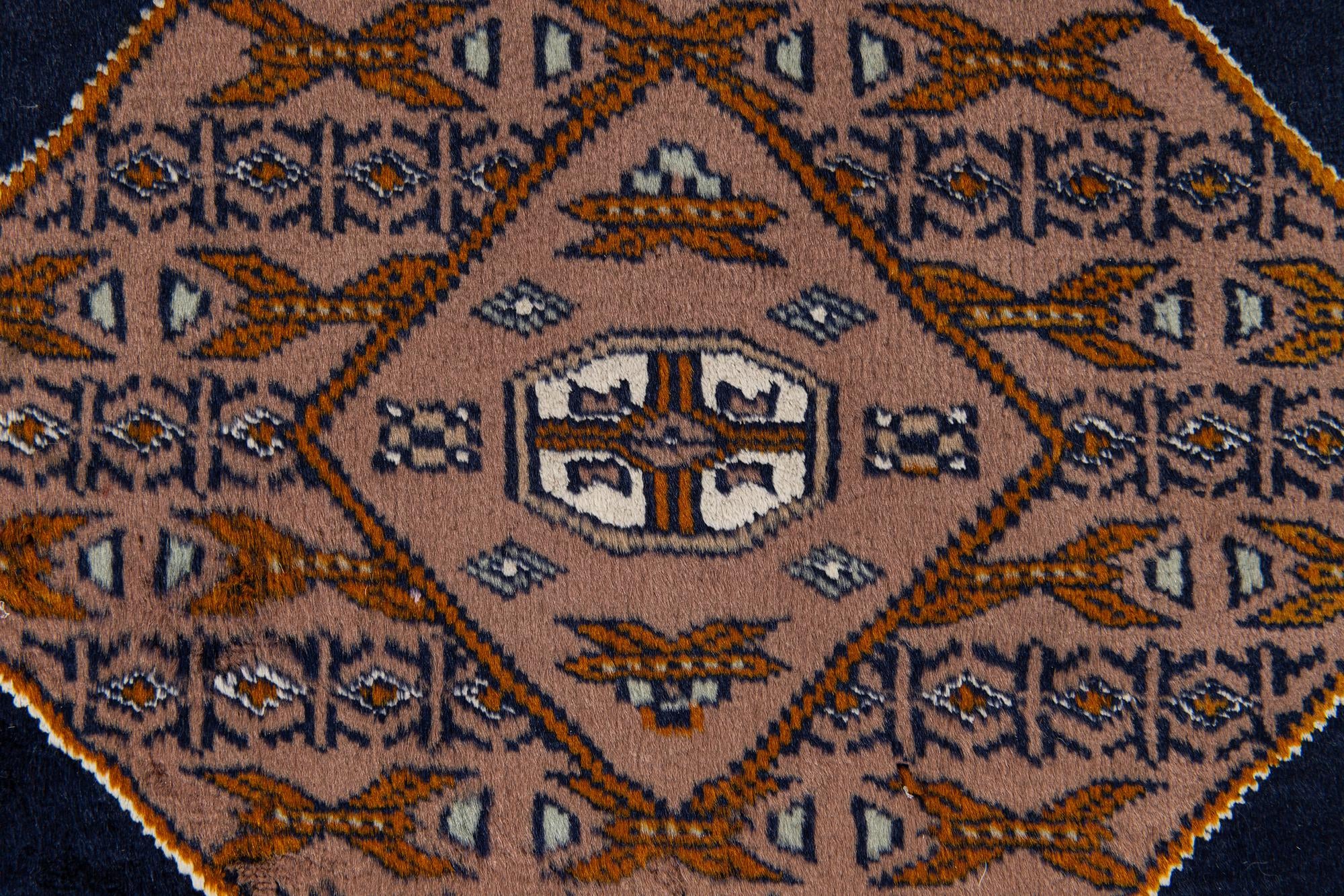 6' 3 x 9' 2 Hand Knotted Torkaman Persian Rug