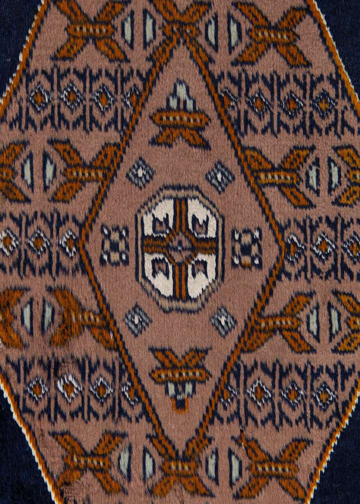 6' 3 x 9' 2 Hand Knotted Torkaman Persian Rug
