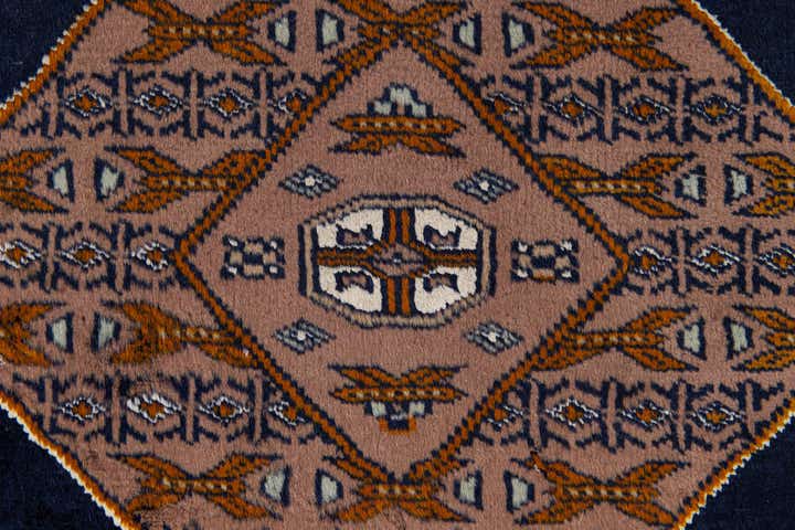 6' 3 x 9' 2 Hand Knotted Torkaman Persian Rug