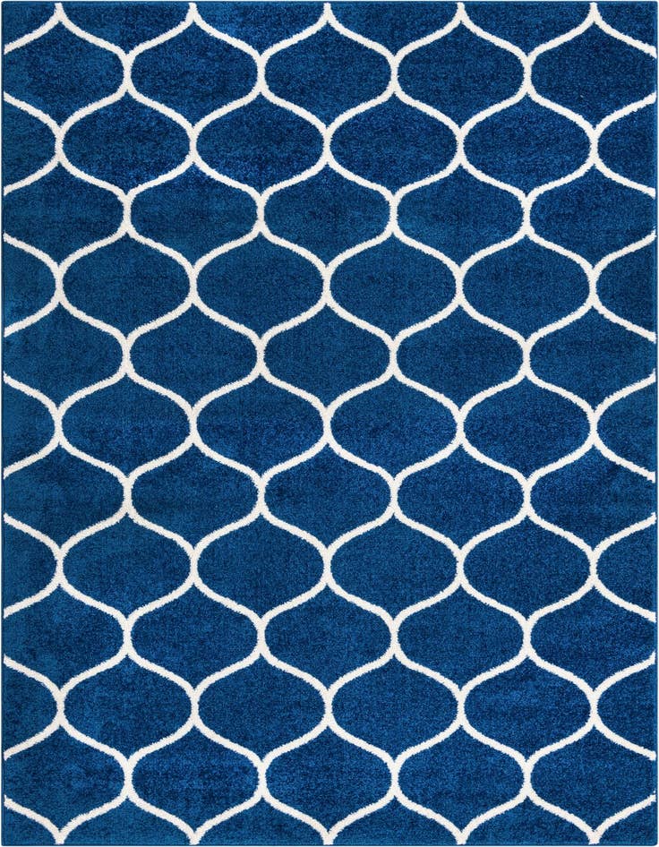 Detail image of 5' 3 x 8' Trellis Frieze Rug