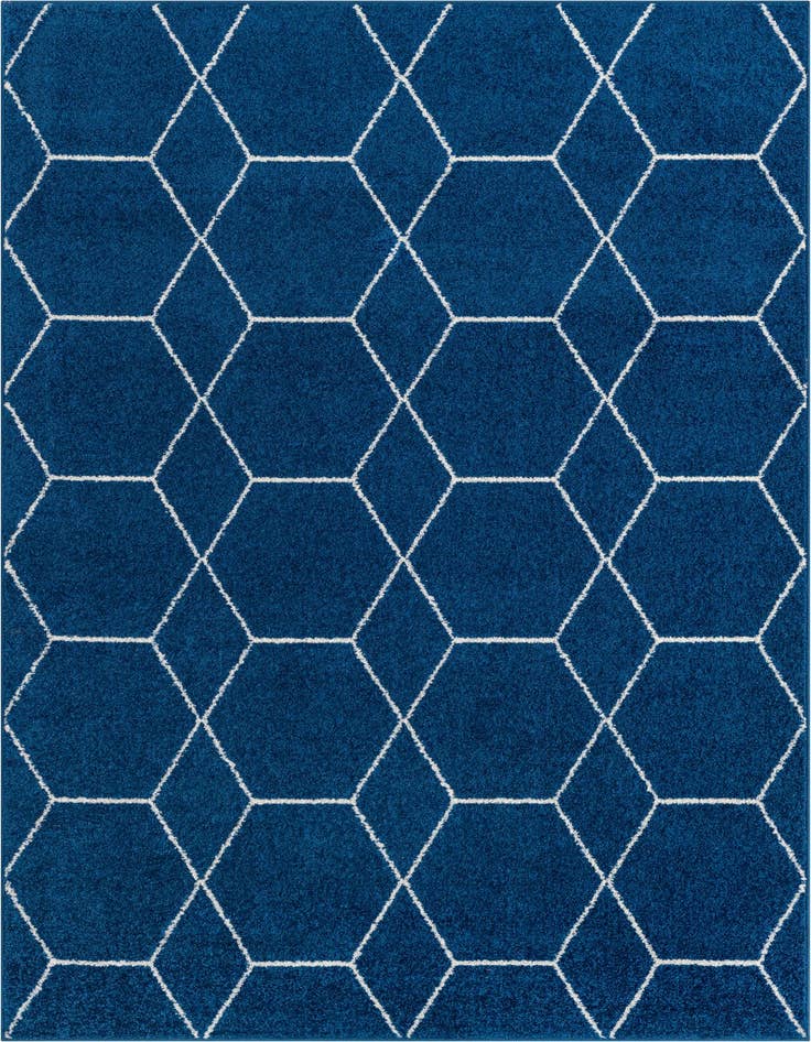 Detail image of 5' 3 x 8' Trellis Frieze Rug