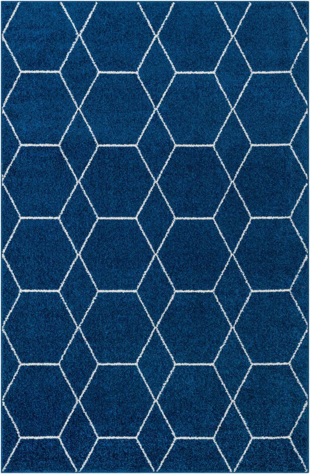 Detail image of 6' x 9' Trellis Frieze Rug