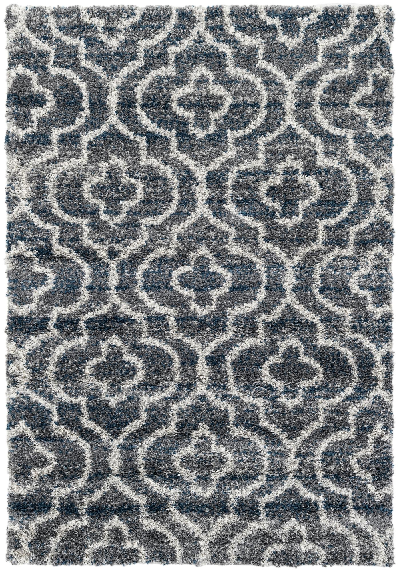 5' 3 x 7' 7 Trellis Shag Rug