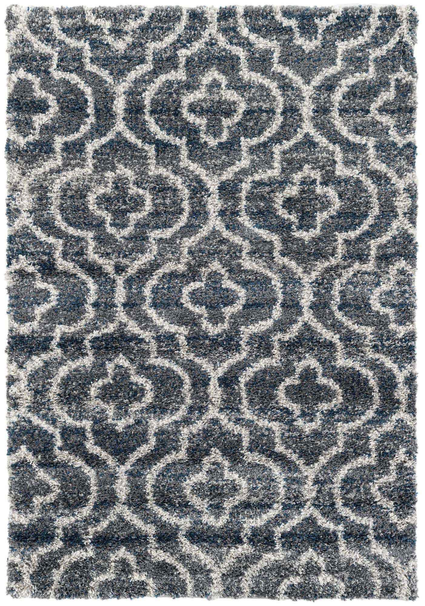 5' 3 x 7' 7 Trellis Shag Rug