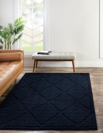 9' x 12' 2 Trellis Shag Rug