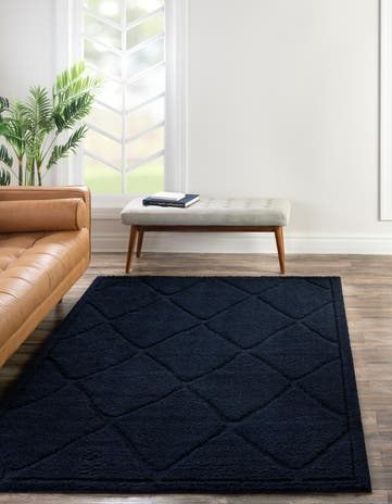 8' x 10' Trellis Shag Rug