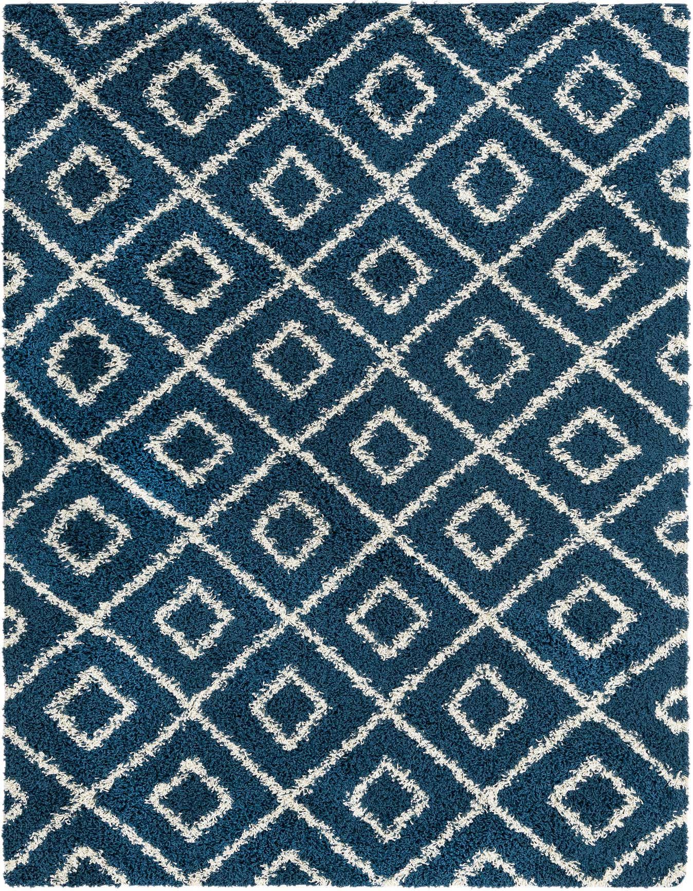 6' x 9' Trellis Shag Rug
