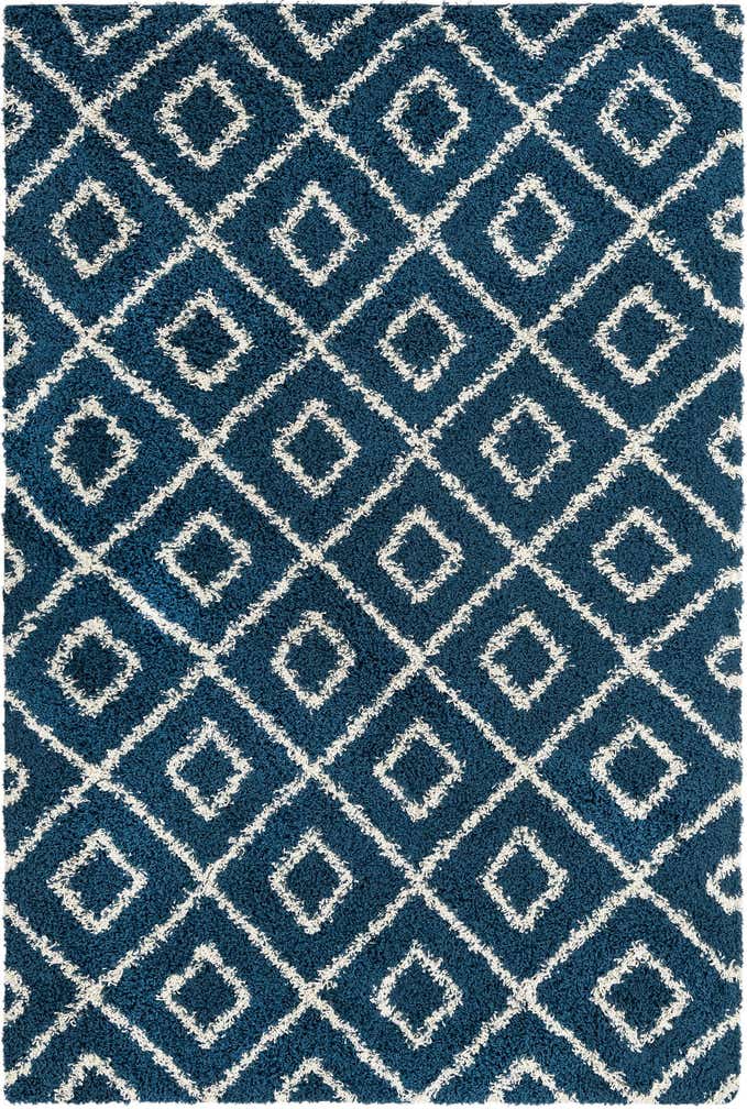 6' x 9' Trellis Shag Rug