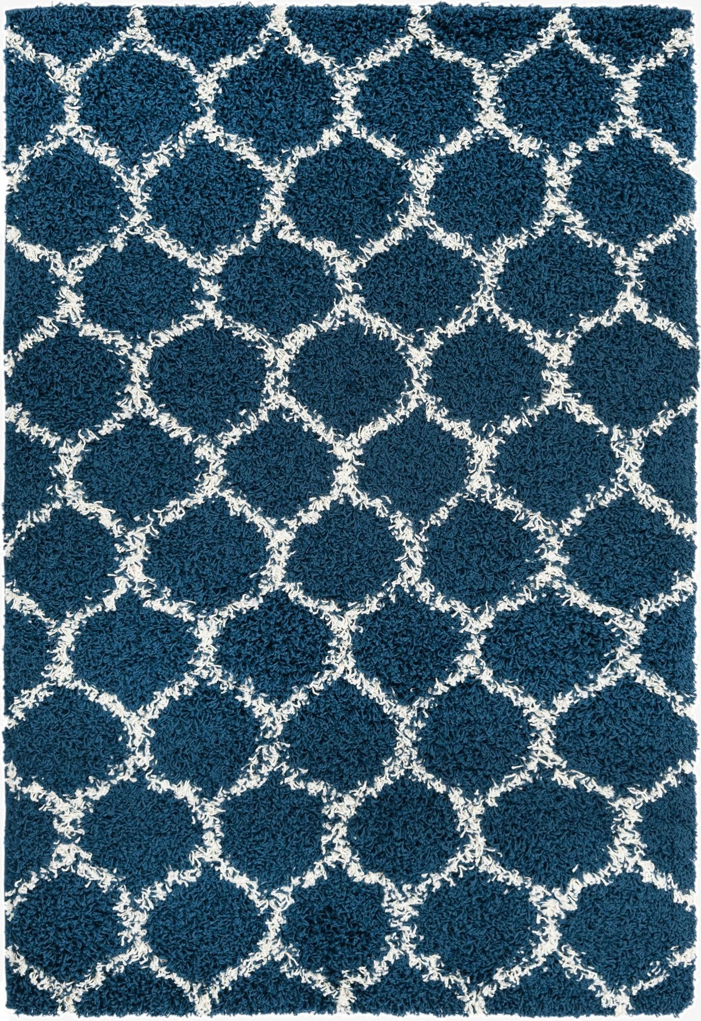 4' x 6' Trellis Shag Rug