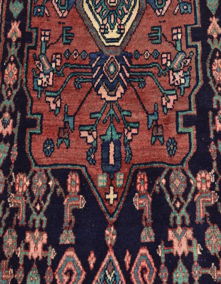 Detail image of 2' 10 x 5' 10 Hand Knotted Tuiserkan Persian Wool Rug