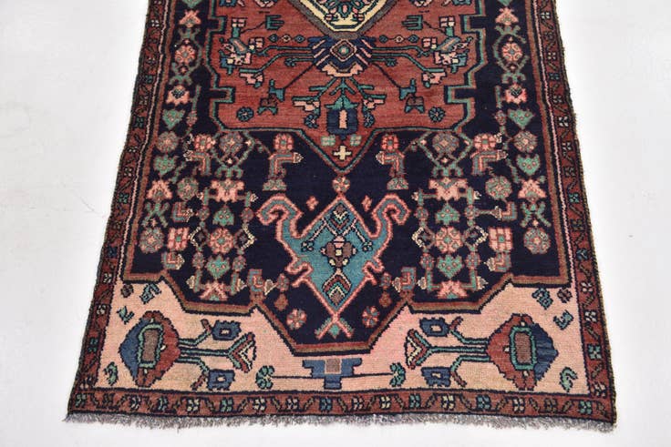Detail image of 2' 10 x 5' 10 Hand Knotted Tuiserkan Persian Wool Rug