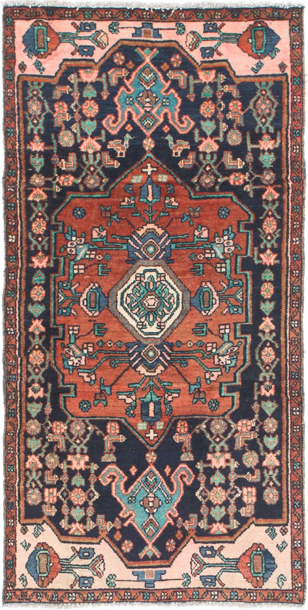 2' 10 x 5' 10 Hand Knotted Tuiserkan Persian Wool Rug