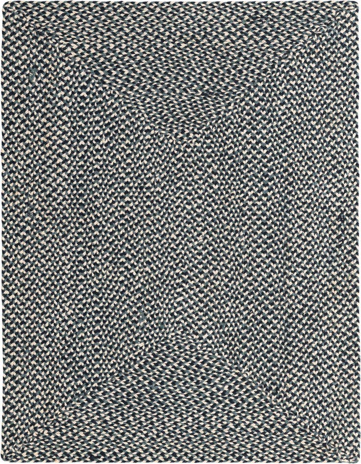 Detail image of 3' 1 x 5' 1  Hand Tweed Braided Jute Rug