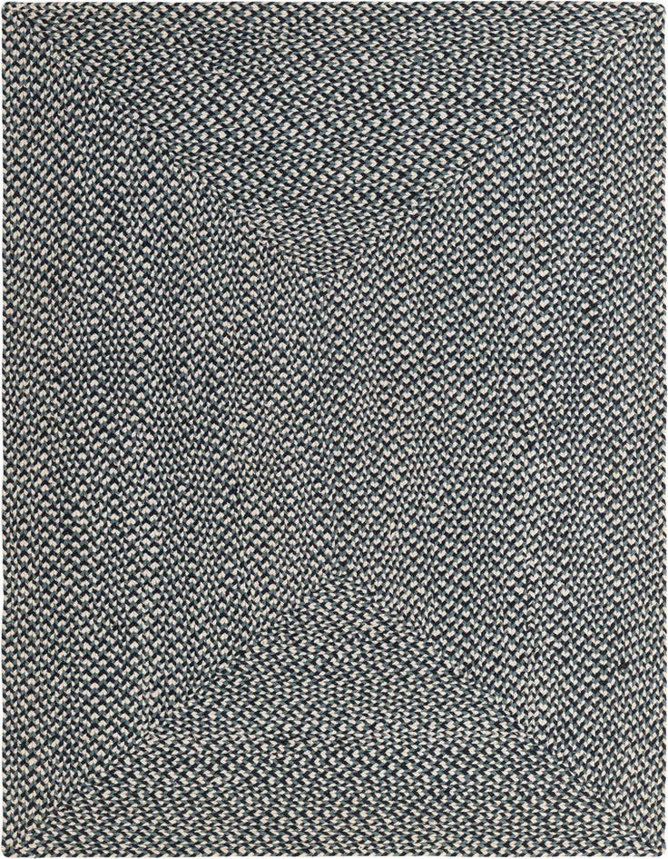 Detail image of 4' 1 x 6' 1  Hand Tweed Braided Jute Rug