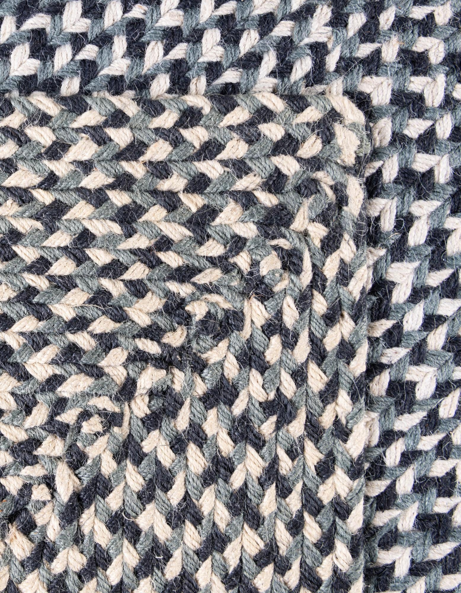 3' 1 x 5' 1 Handmade Tweed Braided Jute Rug