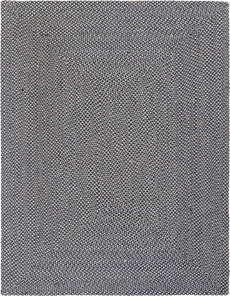 Detail image of 6' 1 x 9'  Hand Tweed Braided Jute Rug