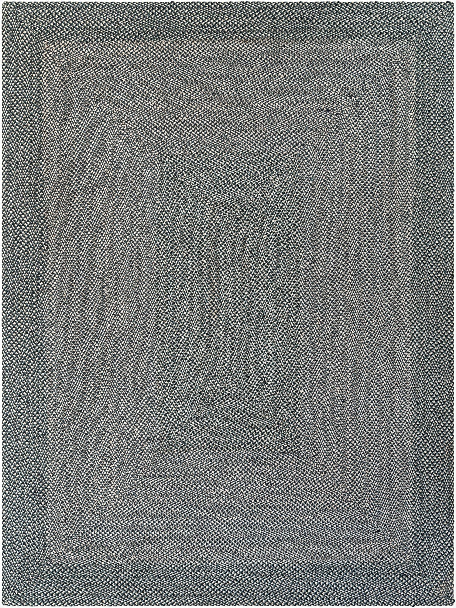 9' x 12'  Hand Tweed Braided Jute Rug
