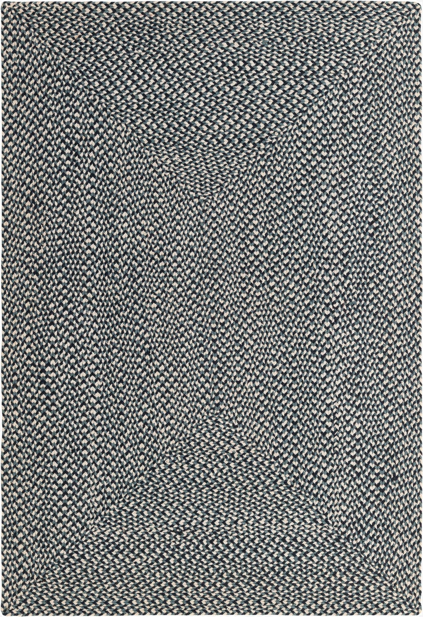 4' 1 x 6' 1  Hand Tweed Braided Jute Rug