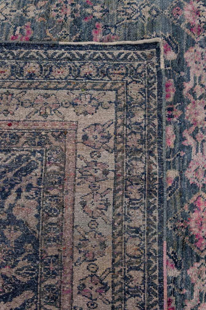 9' x 12' 8 Hand Knotted Ultra Vintage Persian Rug