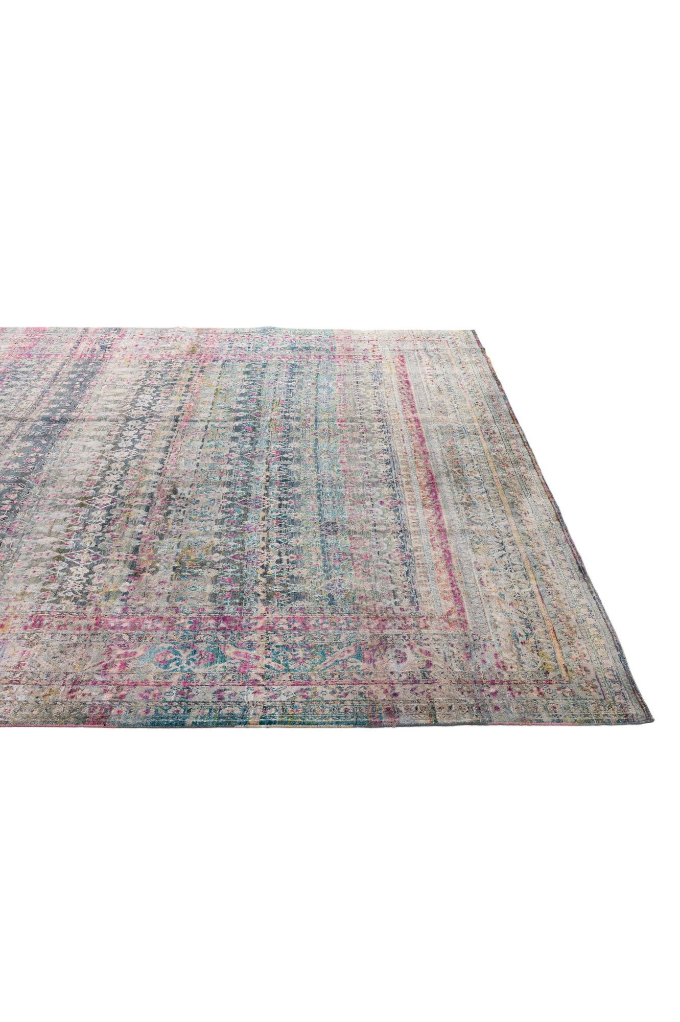 9' x 12' 8 Hand Knotted Ultra Vintage Persian Rug