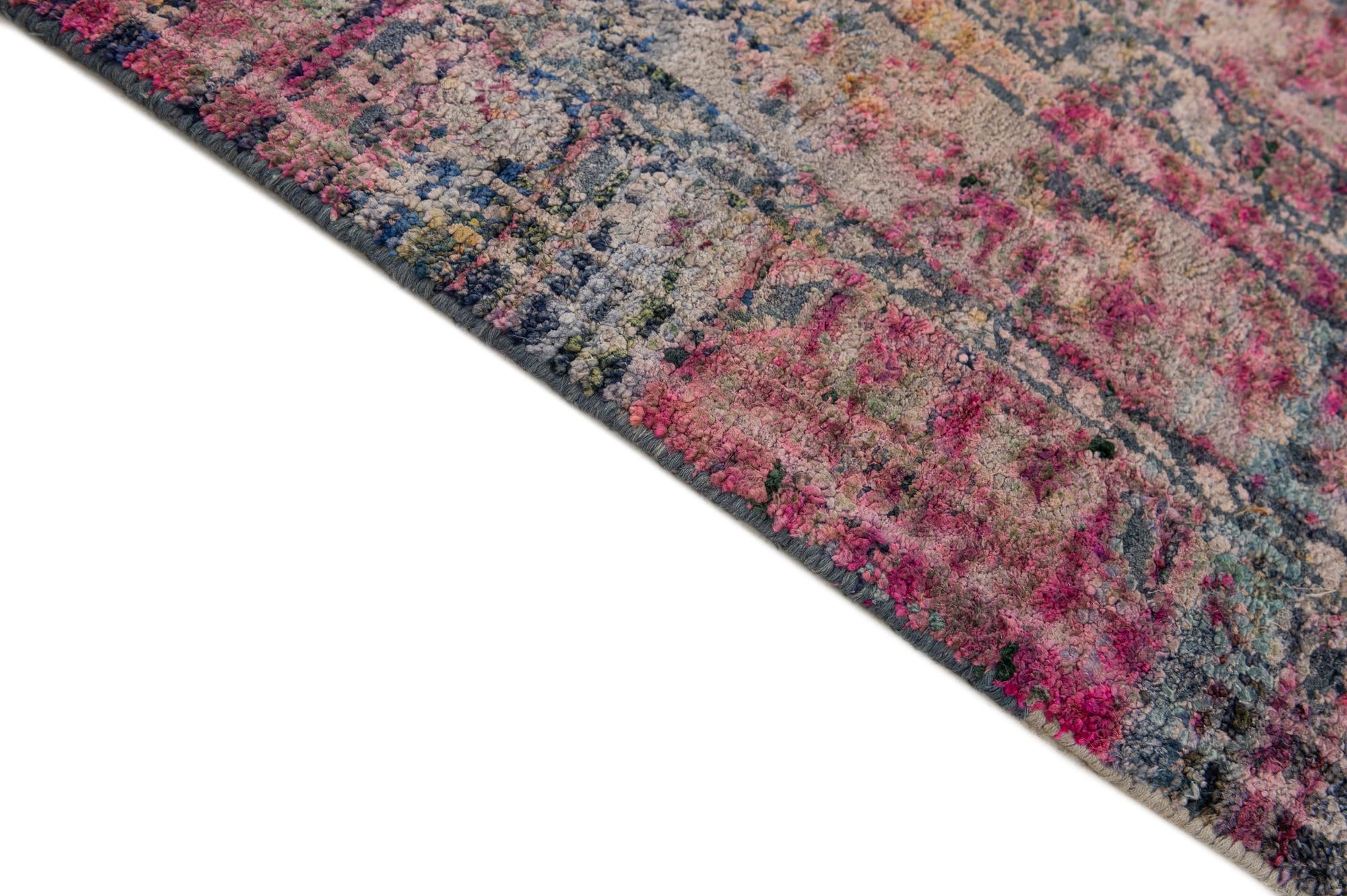 9' x 12' 8 Hand Knotted Ultra Vintage Persian Rug