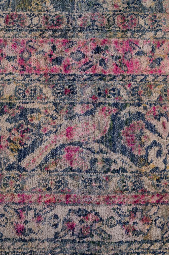 9' x 12' 8 Hand Knotted Ultra Vintage Persian Rug