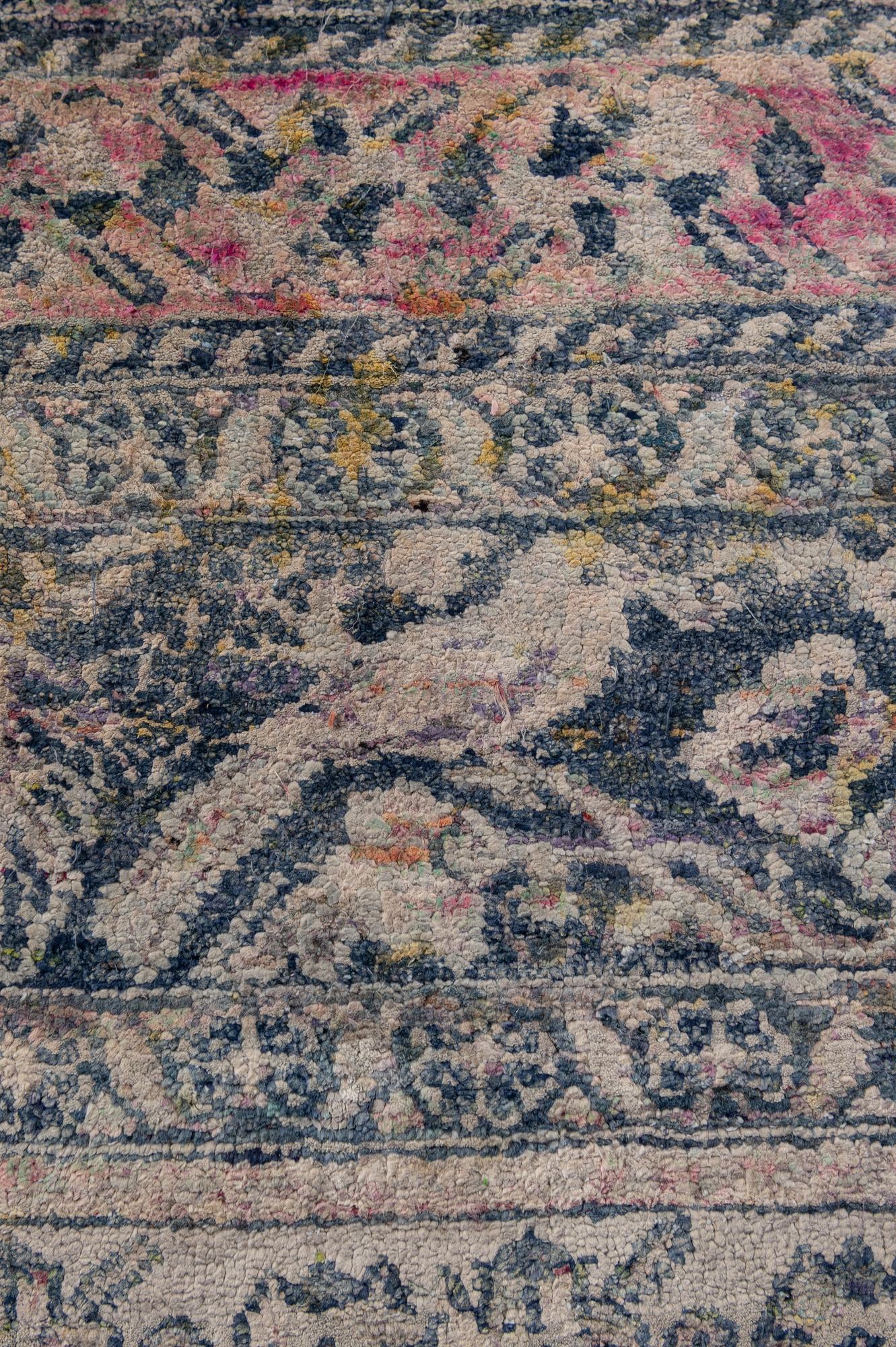 9' x 12' 8 Hand Knotted Ultra Vintage Persian Rug