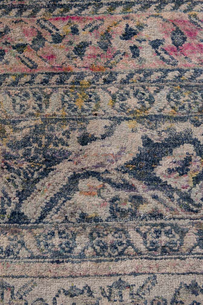 9' x 12' 8 Hand Knotted Ultra Vintage Persian Rug