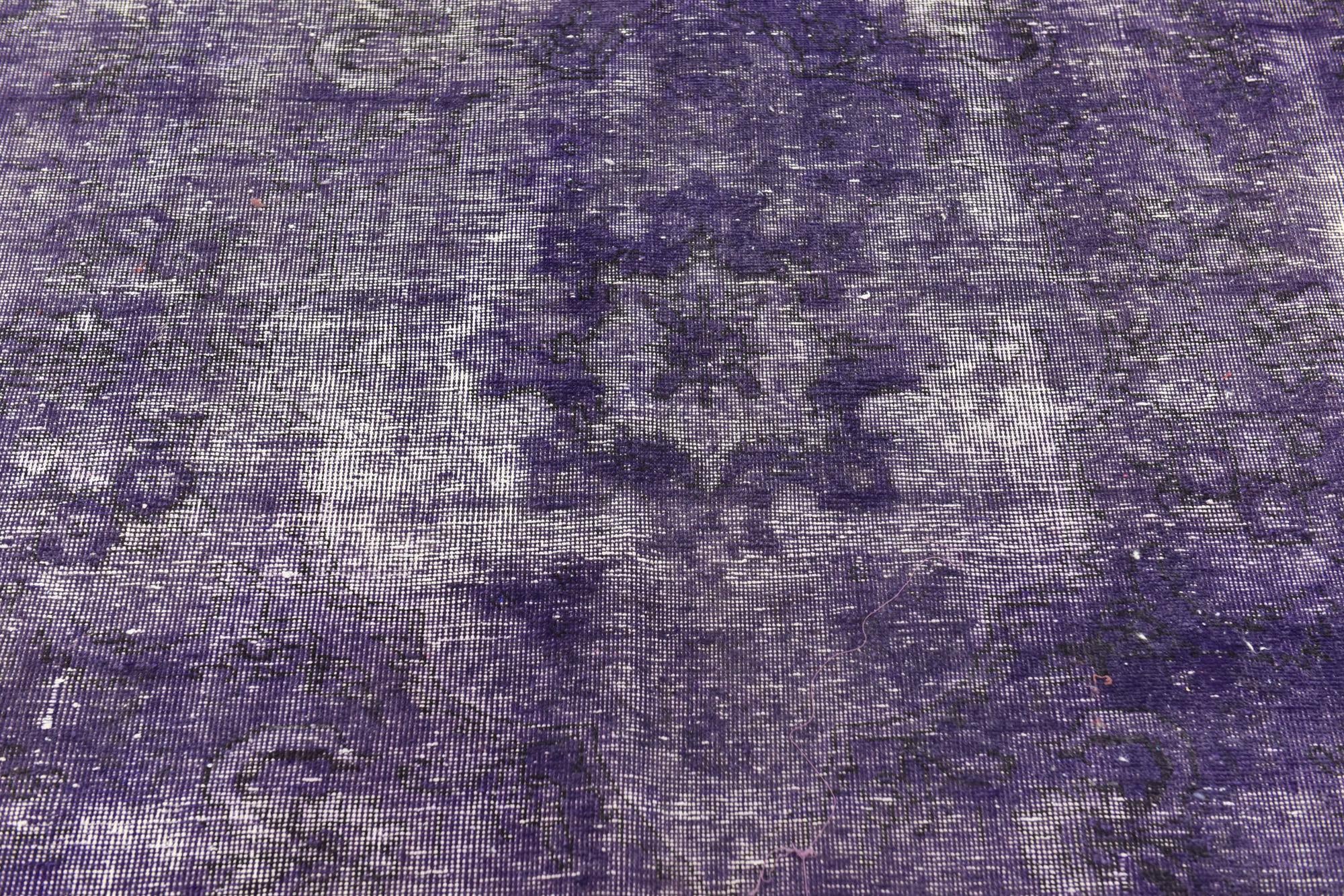 6' 8 x 9' Hand Knotted Ultra Vintage Persian Wool Rug