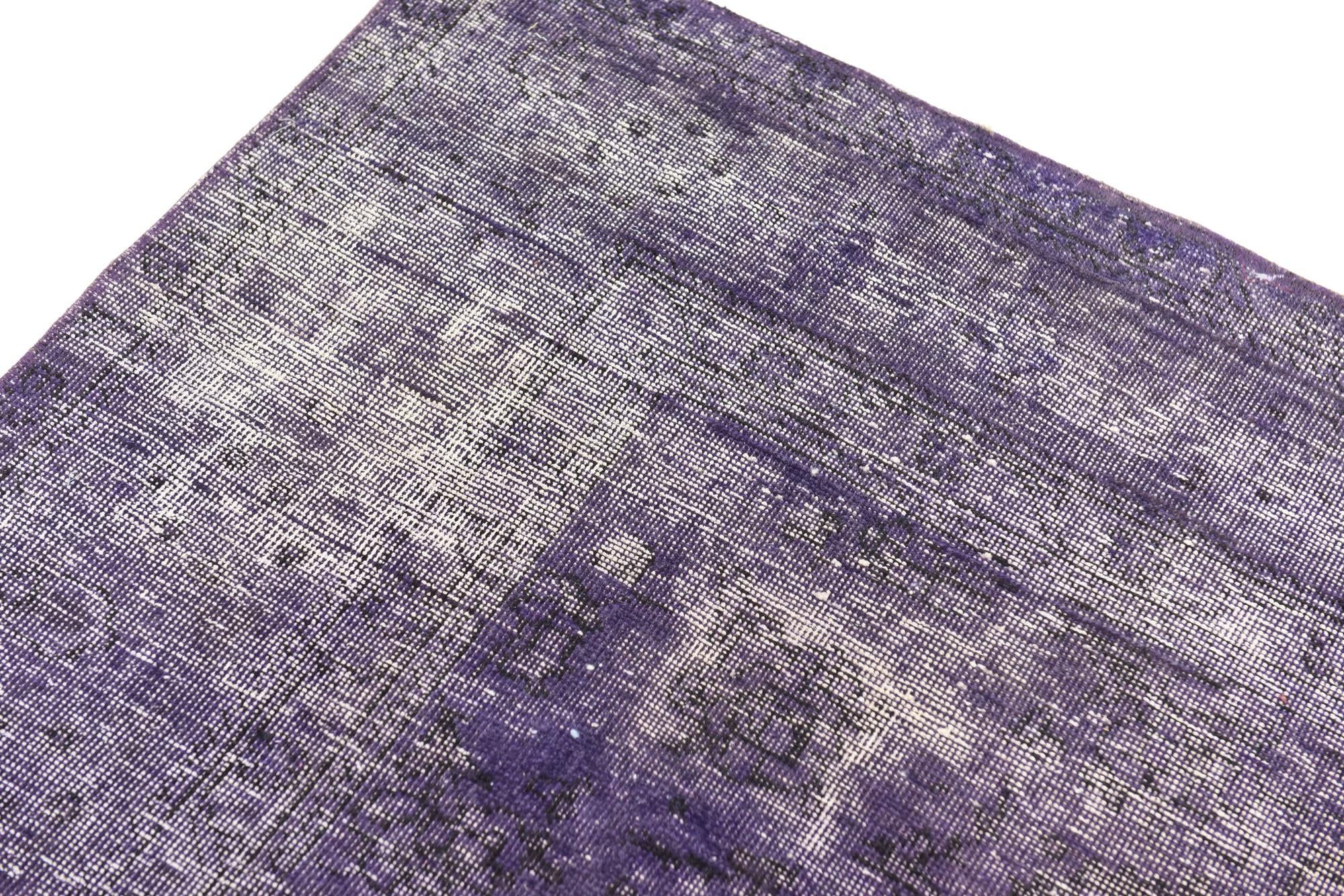 6' 8 x 9' Hand Knotted Ultra Vintage Persian Wool Rug