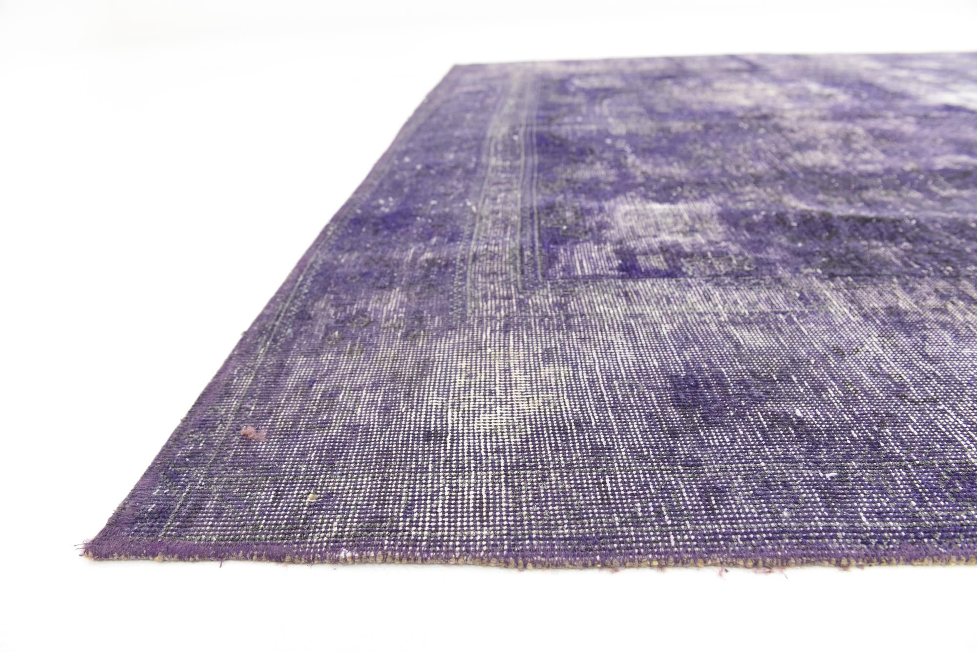 6' 8 x 9' Hand Knotted Ultra Vintage Persian Wool Rug