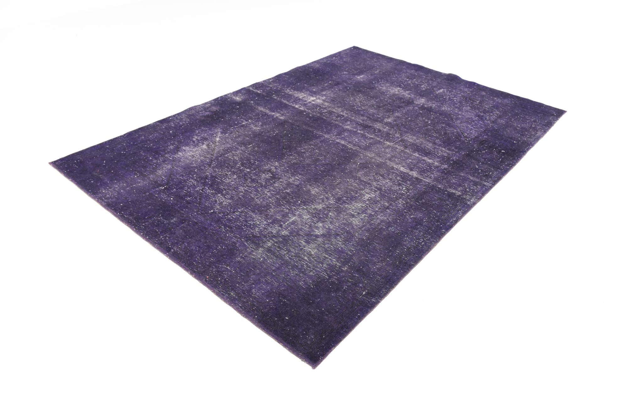 6' 3 x 9' 3 Hand Knotted Ultra Vintage Persian Wool Rug