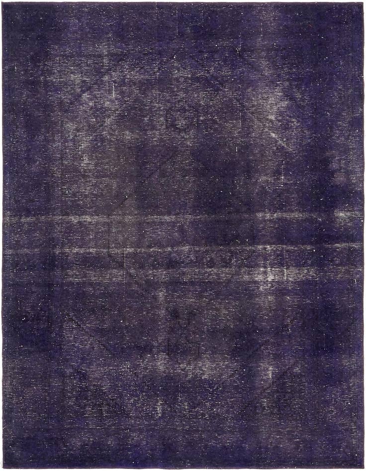 Detail image of 6' 3 x 9' 3 Hand Knotted Ultra Vintage Persian Wool Rug