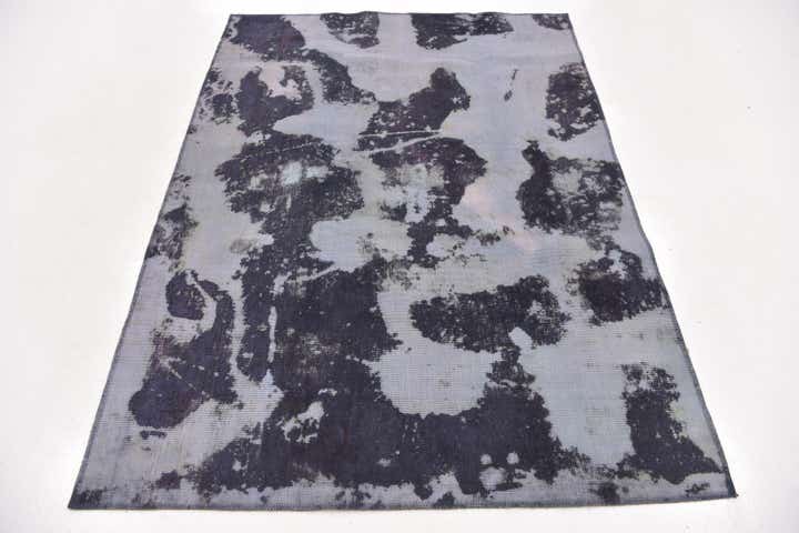 4' 9 x 6' 6 Hand Knotted Ultra Vintage Persian Wool Rug