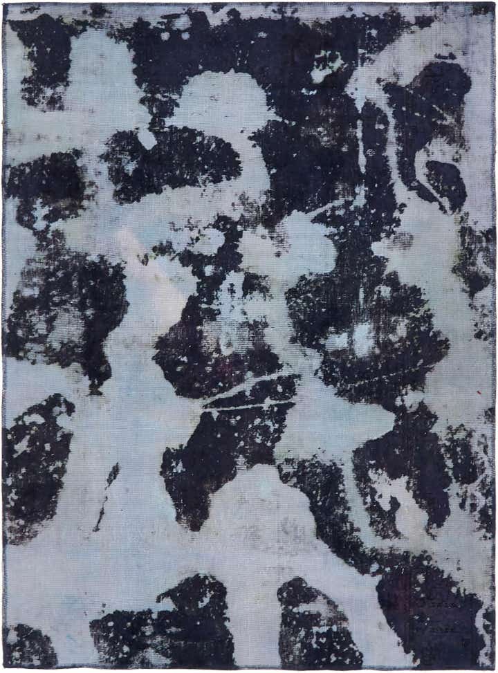 4' 9 x 6' 6 Hand Knotted Ultra Vintage Persian Wool Rug
