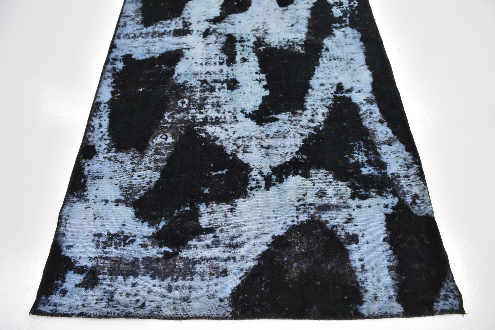 4' 5 x 6' 7 Hand Knotted Ultra Vintage Persian Wool Rug