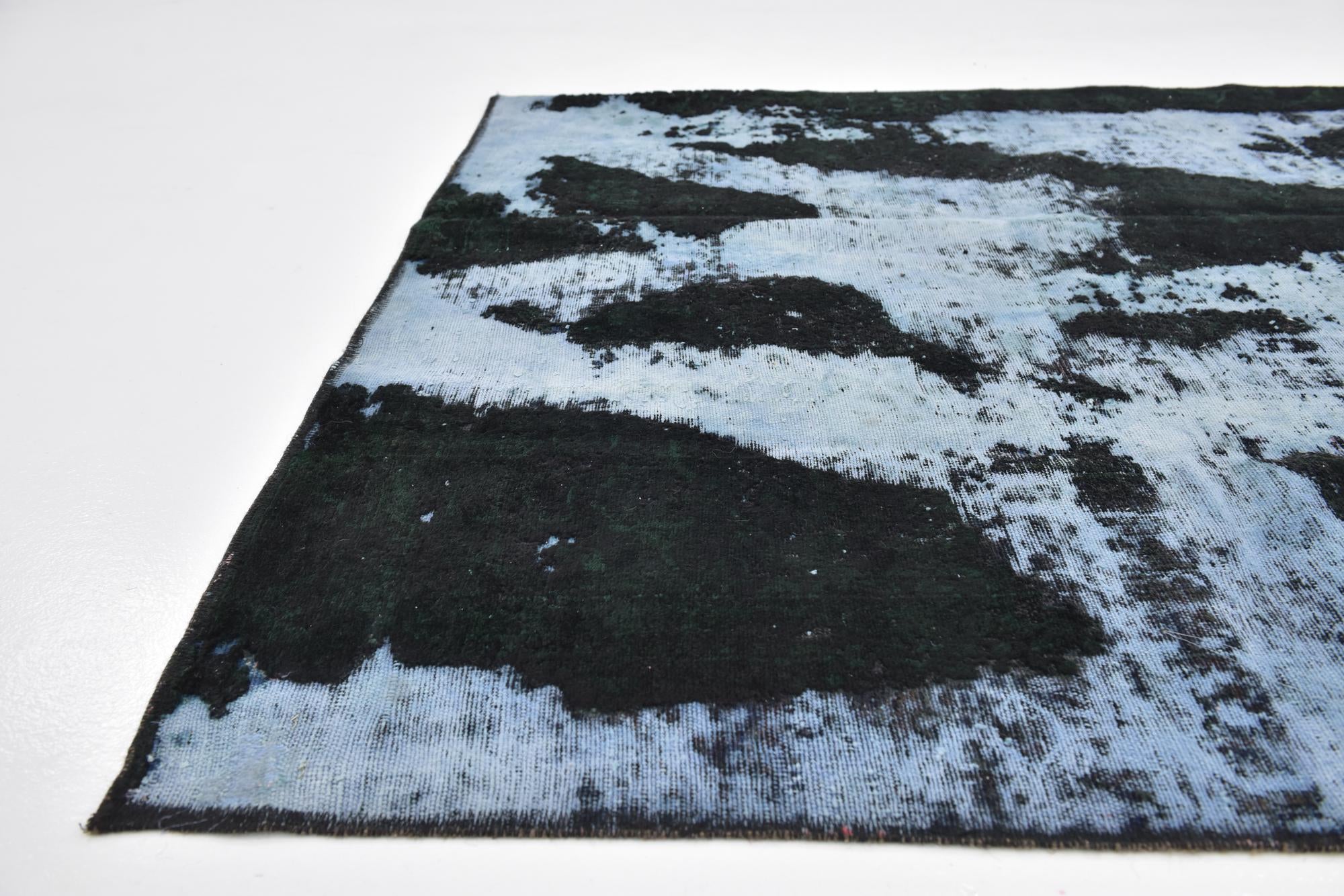 4' 5 x 6' 7 Hand Knotted Ultra Vintage Persian Wool Rug