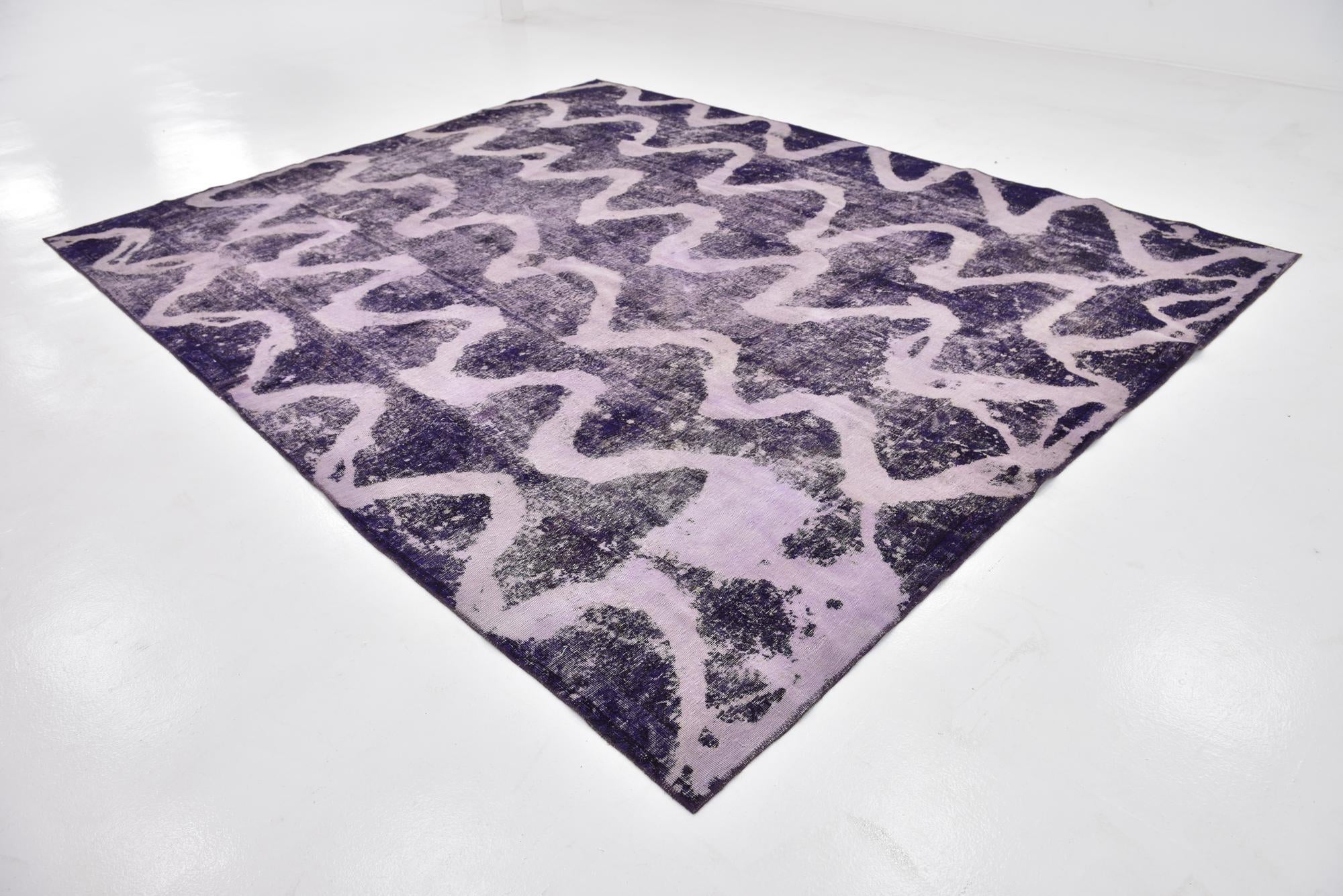 9' 10 x 12' 6 Hand Knotted Ultra Vintage Persian Wool Rug