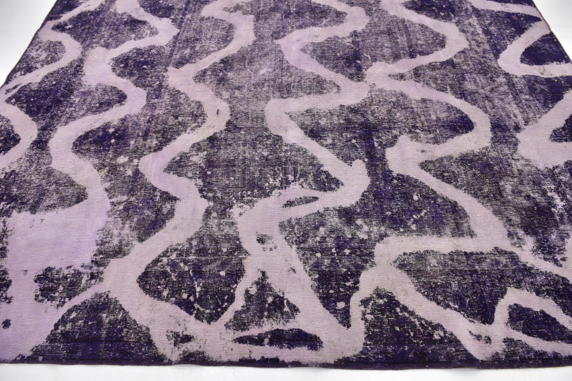 9' 10 x 12' 6 Hand Knotted Ultra Vintage Persian Wool Rug