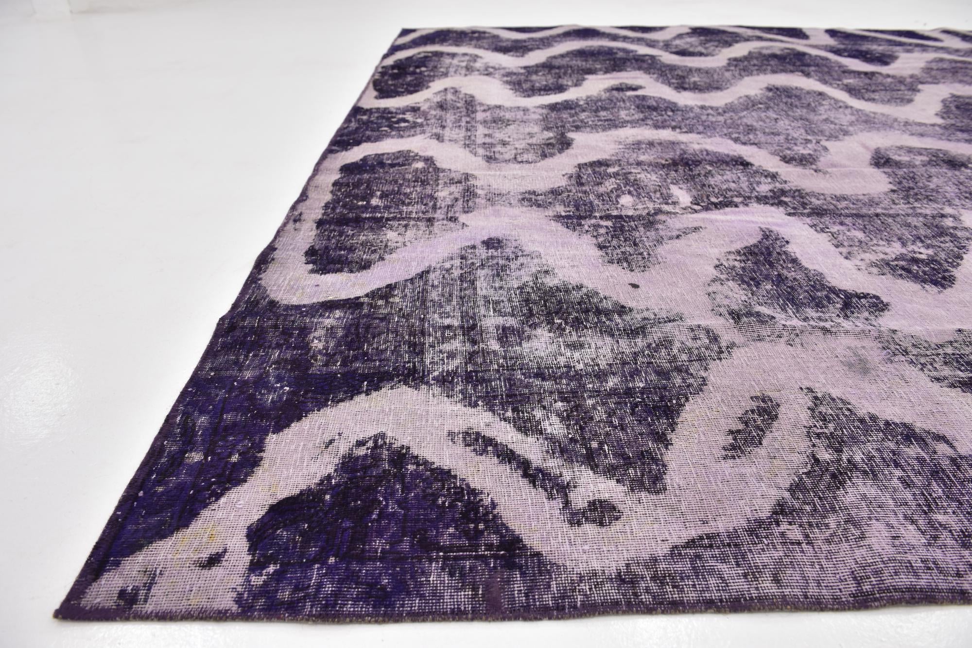 9' 10 x 12' 6 Hand Knotted Ultra Vintage Persian Wool Rug