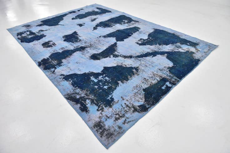 Detail image of 8' x 11' 5 Hand Knotted Ultra Vintage Persian Wool Rug