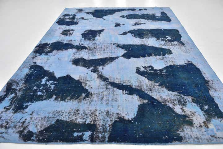 8' x 11' 5 Hand Knotted Ultra Vintage Persian Wool Rug