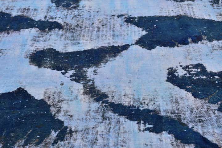 8' x 11' 5 Hand Knotted Ultra Vintage Persian Wool Rug