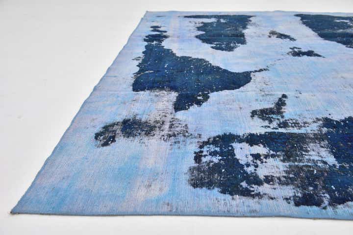 8' x 11' 5 Hand Knotted Ultra Vintage Persian Wool Rug